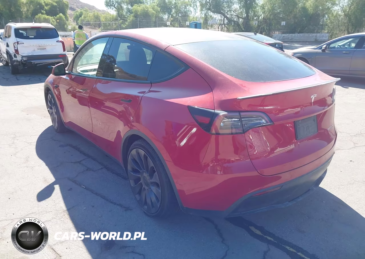 2021 Tesla Model Y Performance Dual Motor All-Wheel Drive VIN:5YJYGDEF6MF257755 - 3