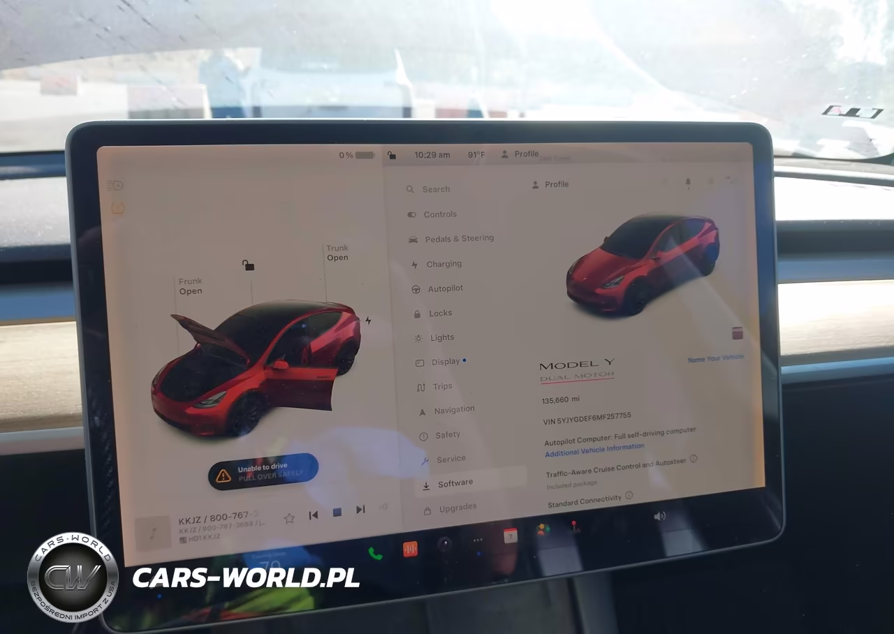 2021 Tesla Model Y Performance Dual Motor All-Wheel Drive VIN:5YJYGDEF6MF257755 - 7