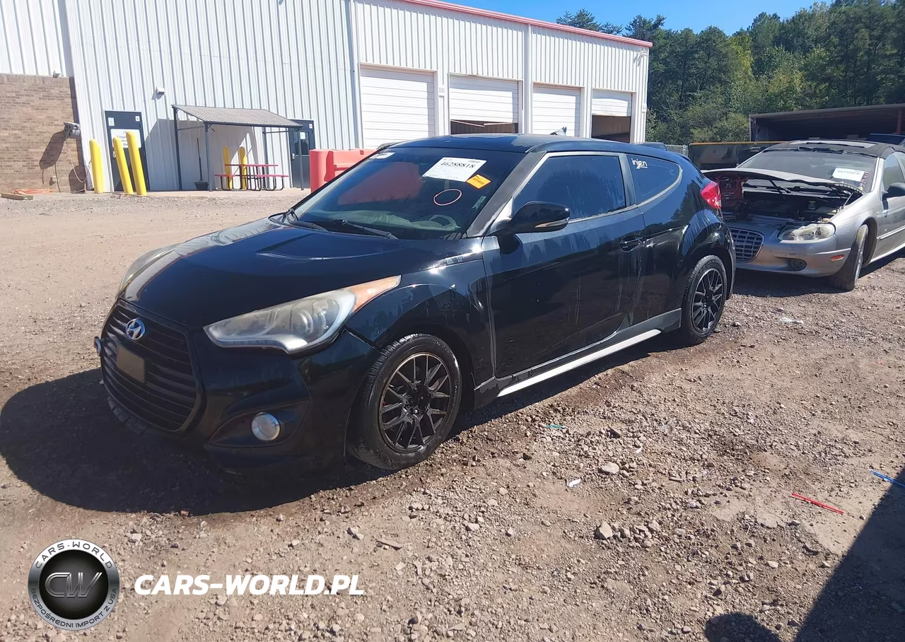 2013 Hyundai Veloster Turbo W-Black VIN:KMHTC6AE6DU177549 - 2