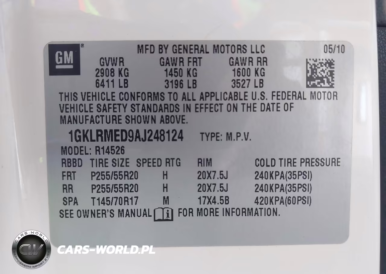2010 GMC Acadia Slt-1 VIN:1GKLRMED9AJ248124 - 9