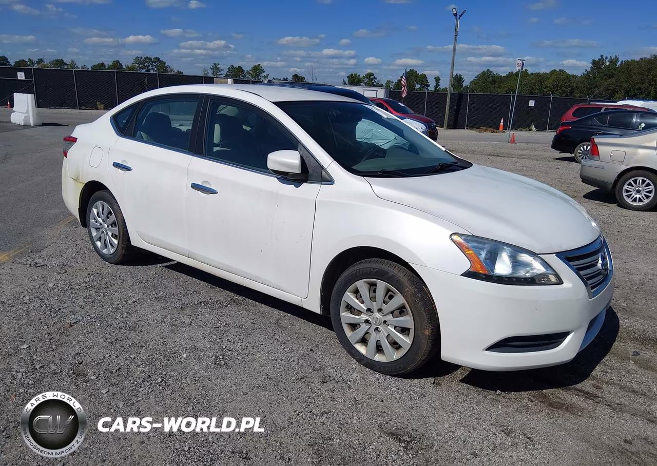 2013 Nissan Sentra Sv VIN:3N1AB7AP5DL705830 - 1