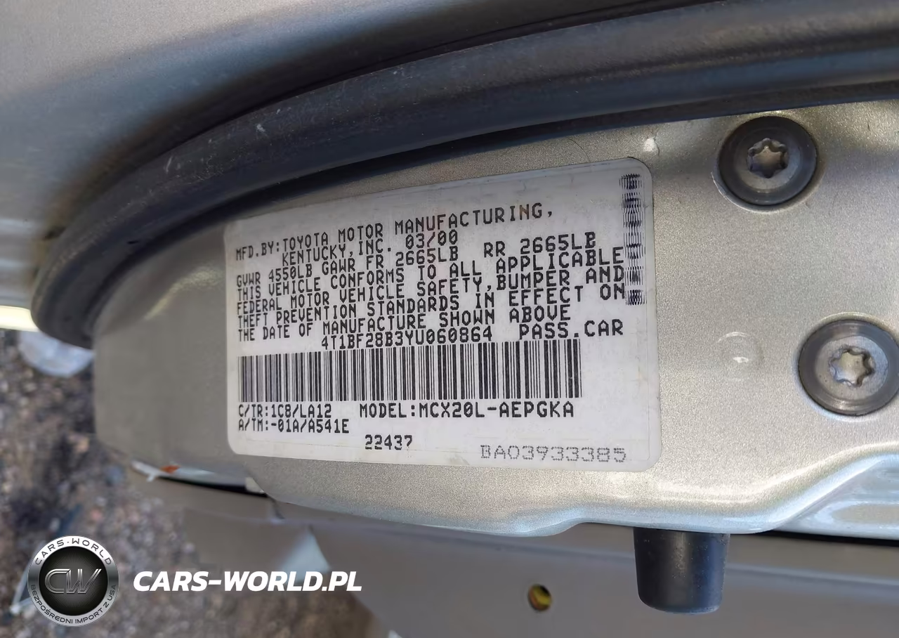 2000 Toyota Avalon Xls VIN:4T1BF28B3YU060864 - 9