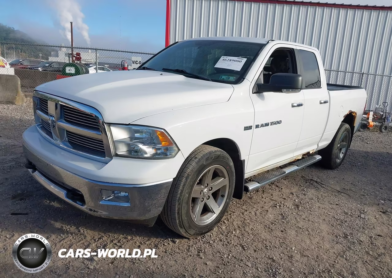 2012 Ram 1500 Slt VIN:1C6RD7GTXCS112468 - 2