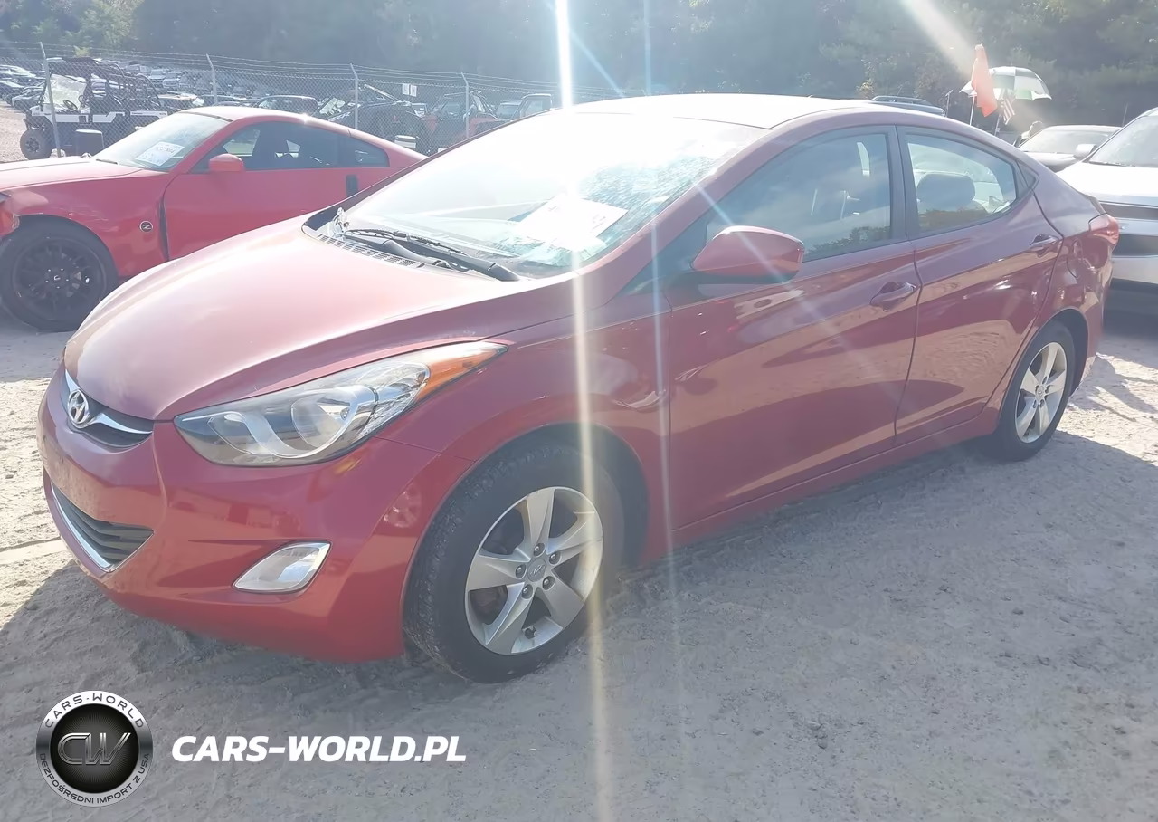 2013 Hyundai Elantra Gls VIN:KMHDH4AE8DU684804 - 2
