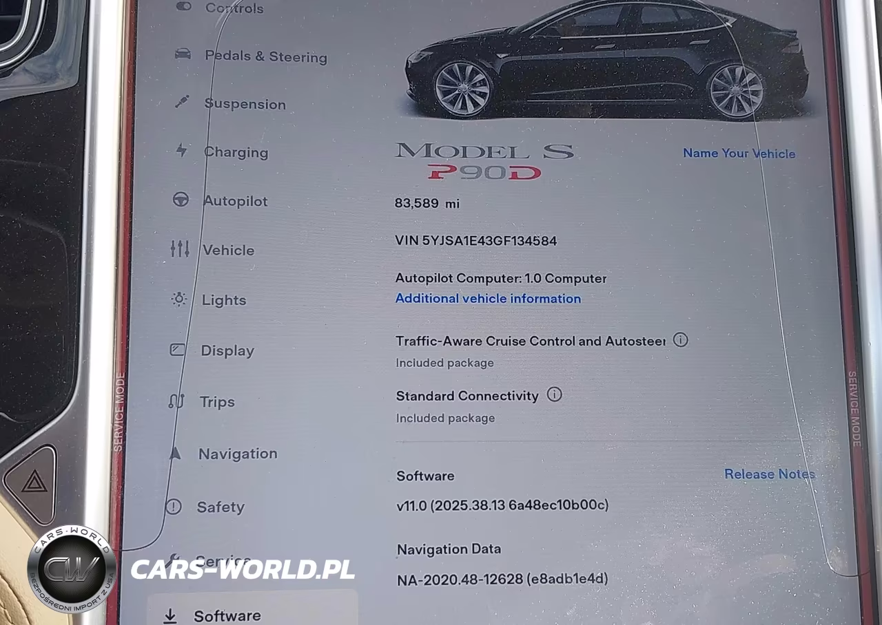 2016 Tesla Model S 90D-P100D-P85D-P90D VIN:5YJSA1E43GF134584 - 15