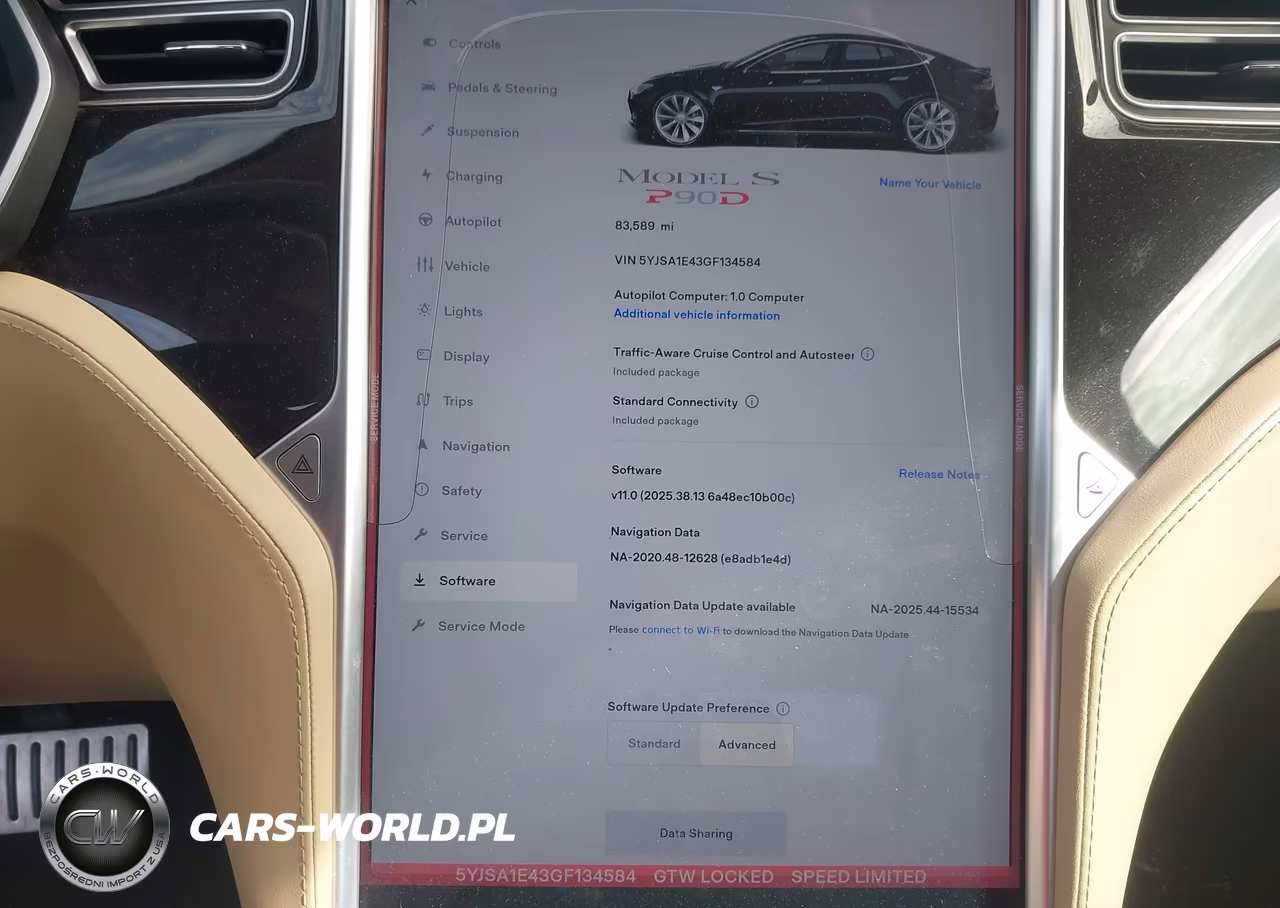 2016 Tesla Model S 90D-P100D-P85D-P90D VIN:5YJSA1E43GF134584 - 7
