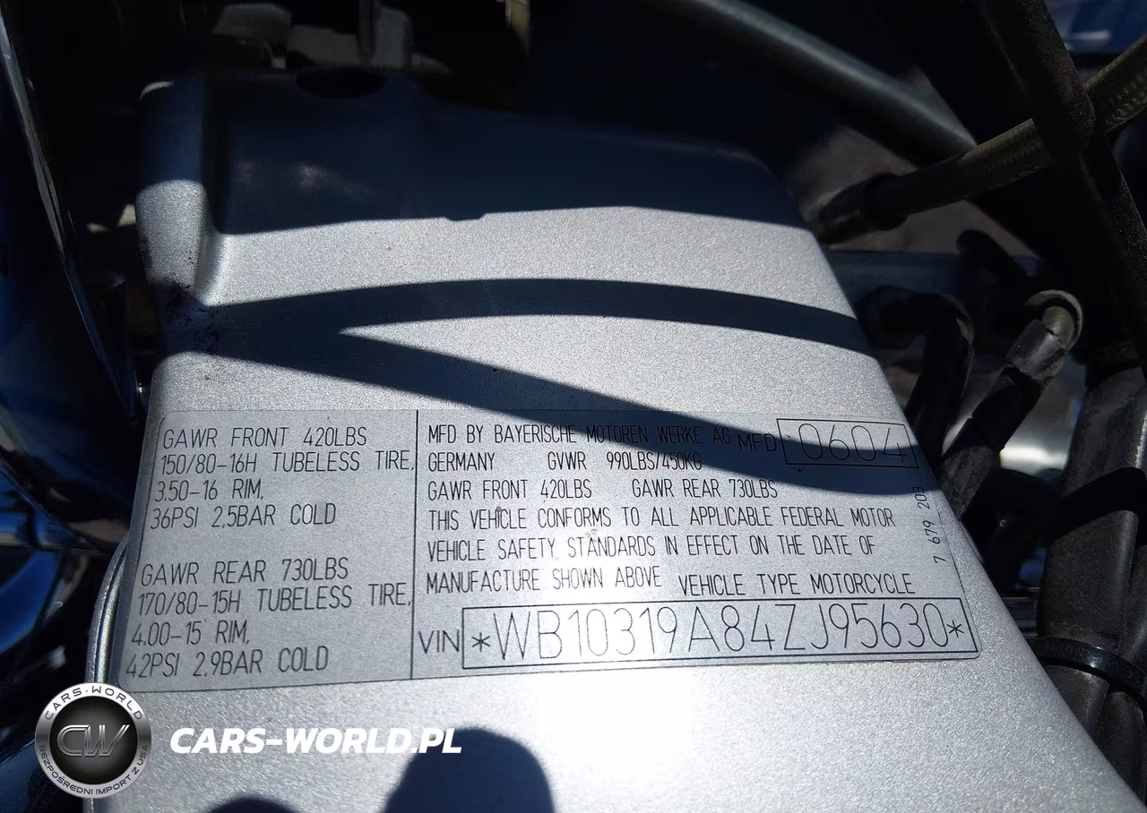 2004 BMW R1200 C Montauk VIN:WB10319A84ZJ95630 - 10
