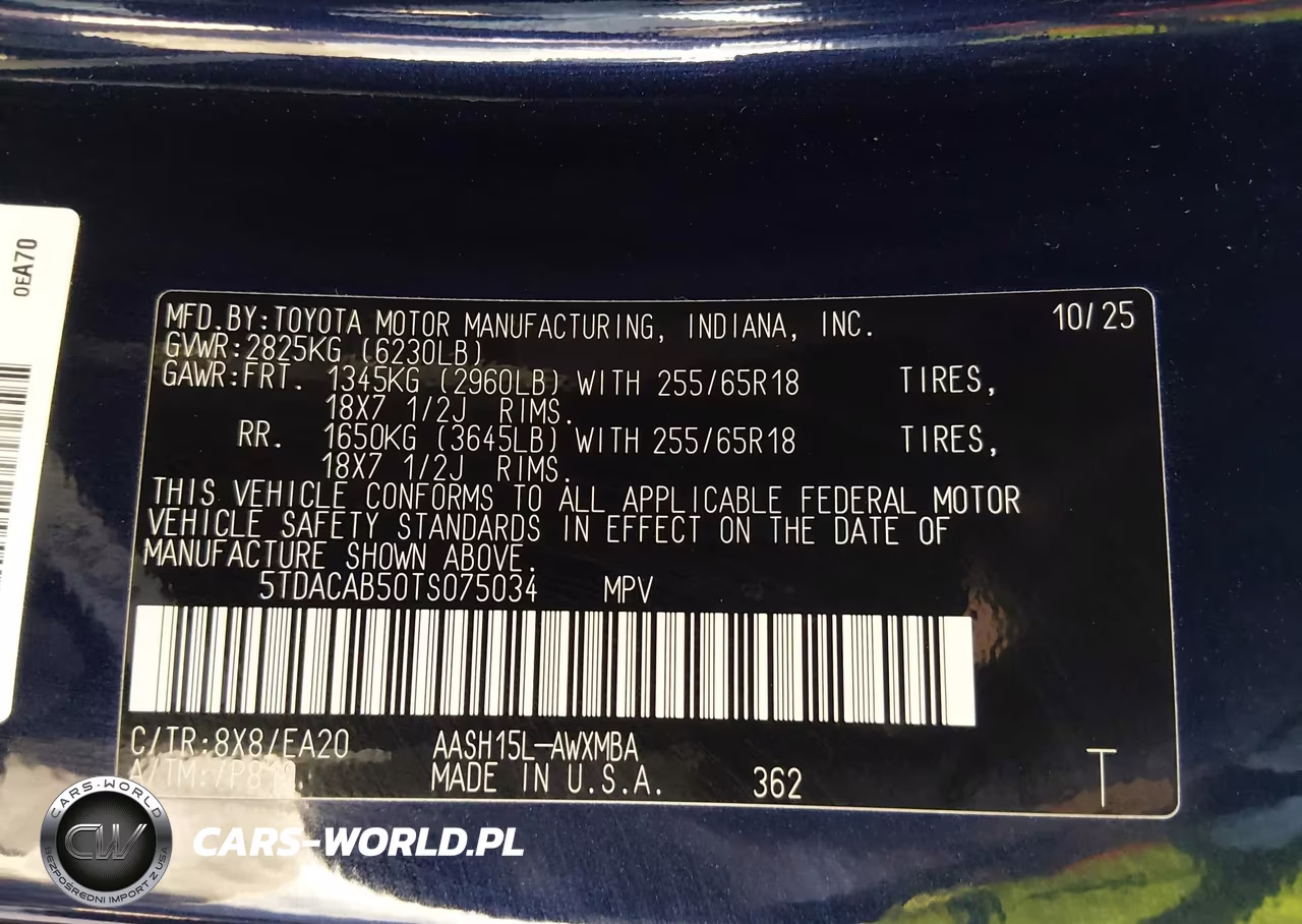 2026 Toyota Grand Highlander Hybrid Xle VIN:5TDACAB50TS075034 - 9