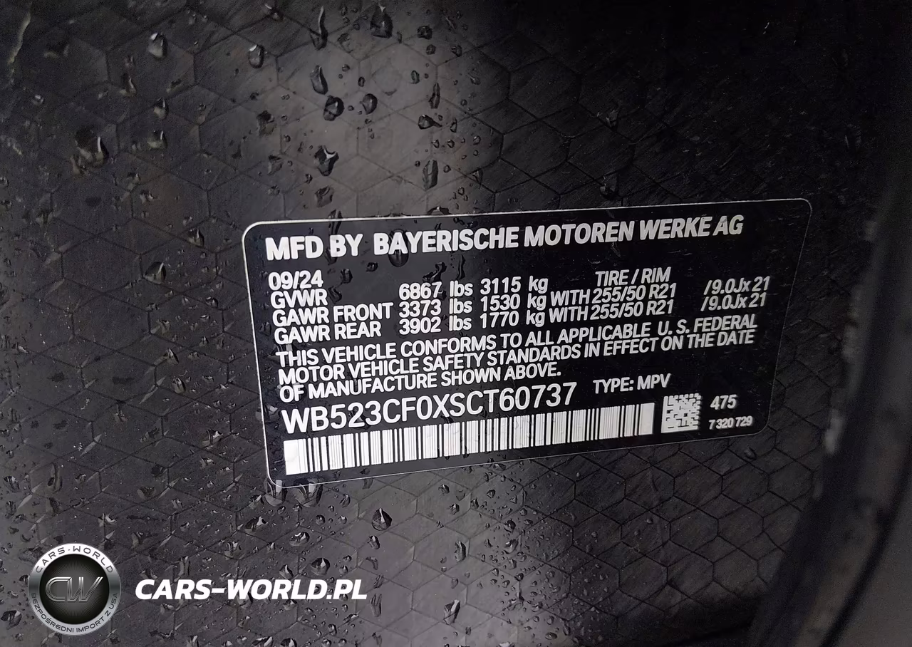 2025 BMW Ix xDrive50 VIN:WB523CF0XSCT60737 - 9