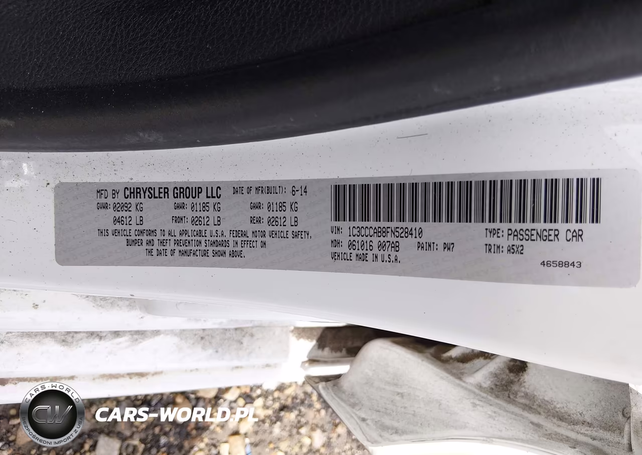 2015 Chrysler 200 Limited VIN:1C3CCCAB8FN528410 - 9