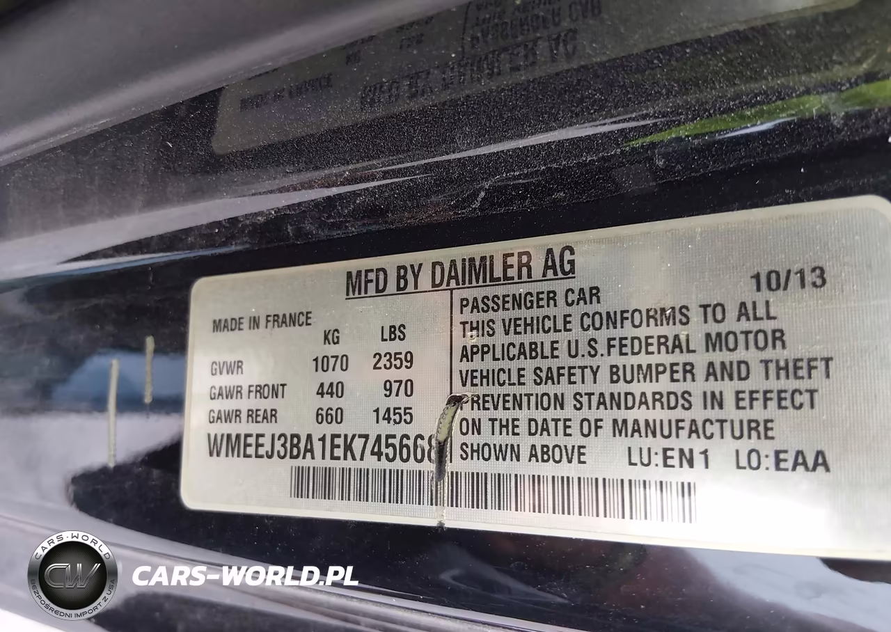 2014 Smart Fortwo Passion VIN:WMEEJ3BA1EK745668 - 9