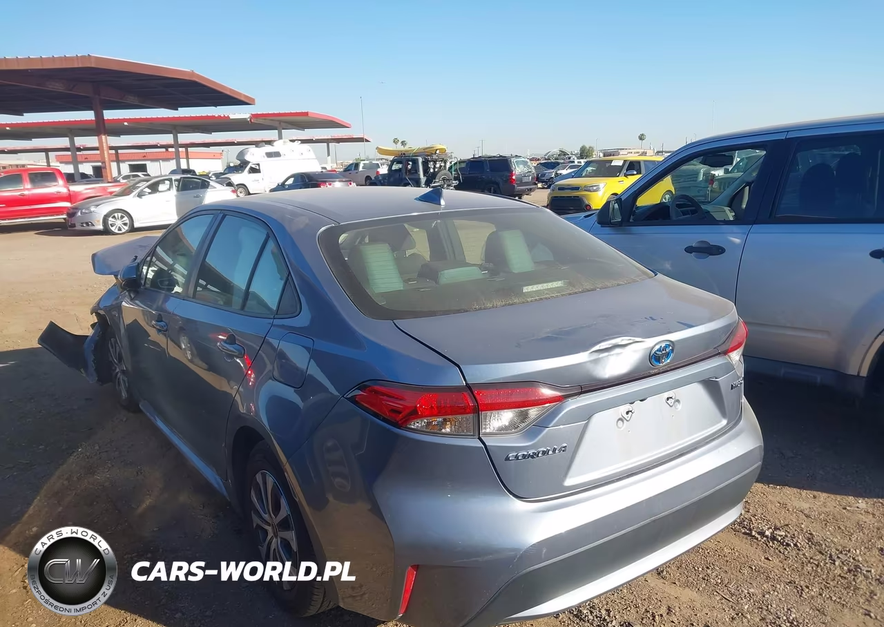 2022 Toyota Corolla Hybrid Le VIN:JTDEAMDE8NJ058858 - 3