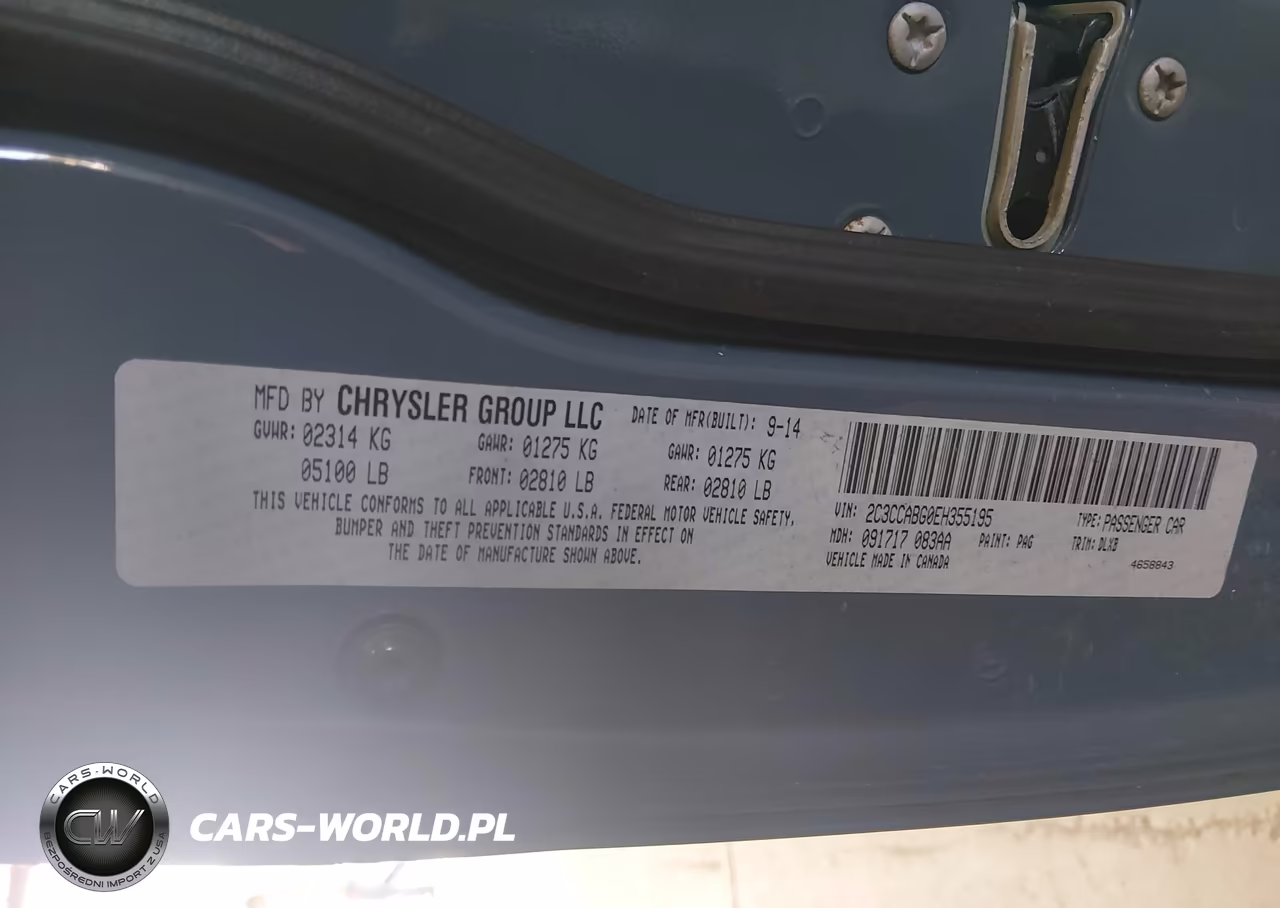2014 Chrysler 300 300S VIN:2C3CCABG0EH355195 - 9