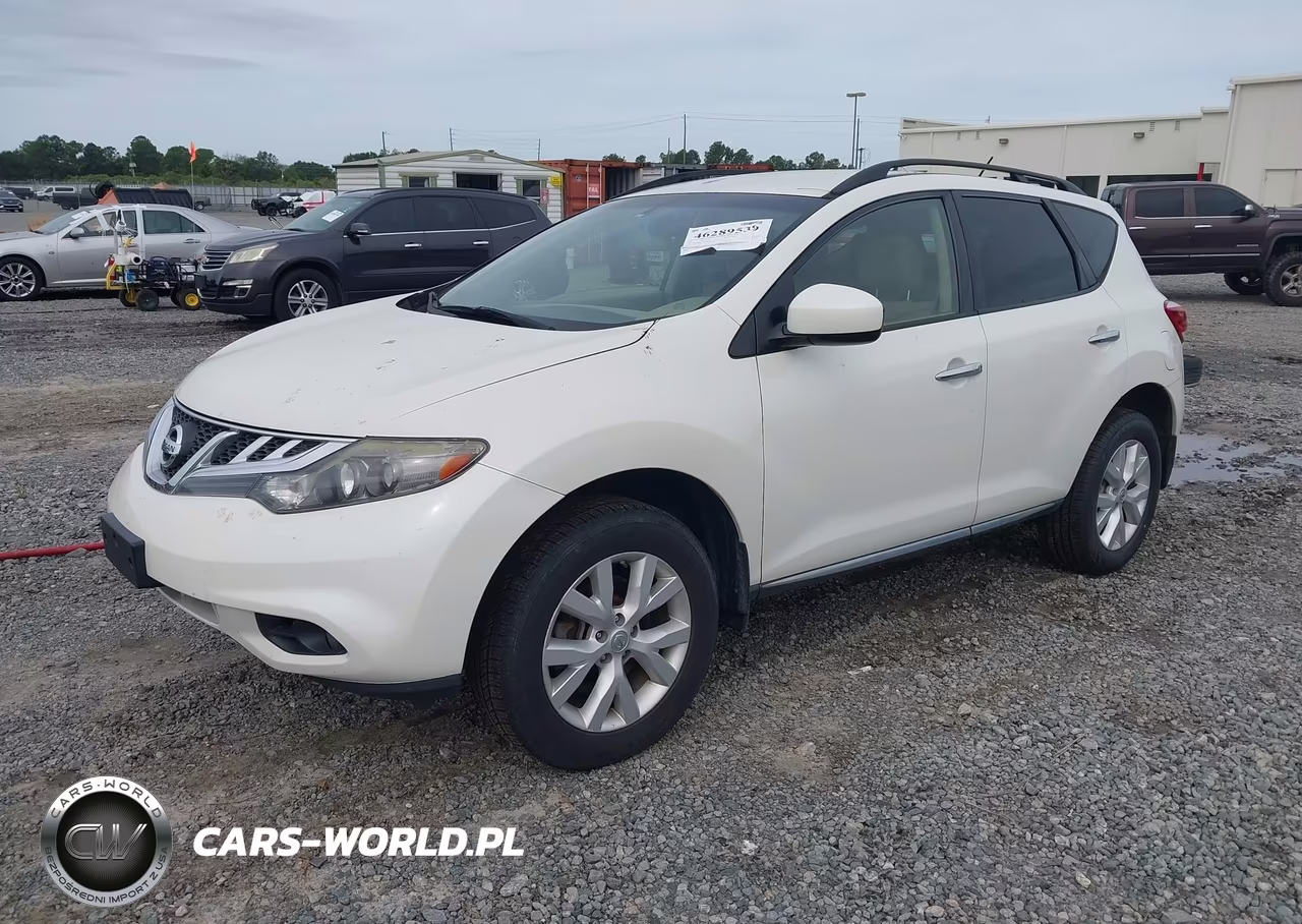 2014 Nissan Murano Sv VIN:JN8AZ1MW2EW526721 - 2