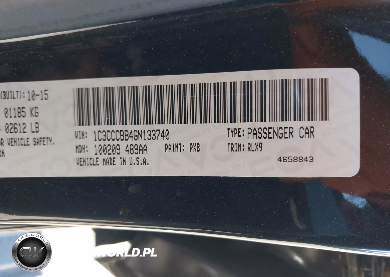 2016 Chrysler 200 S VIN:1C3CCCBB4GN133740 - 9
