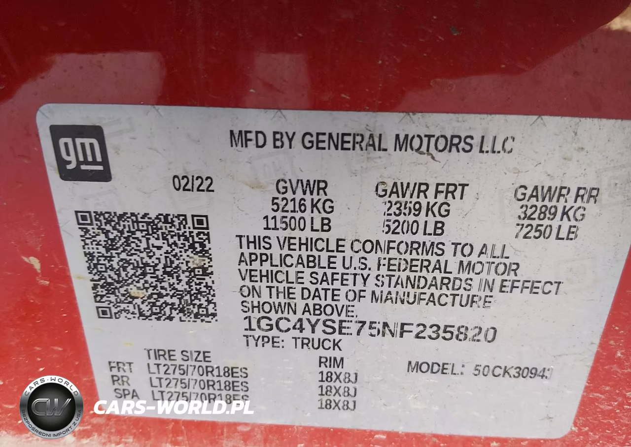 2022 Chevrolet Silverado 3500Hd 4Wd Long Bed Wt VIN:1GC4YSE75NF235820 - 9