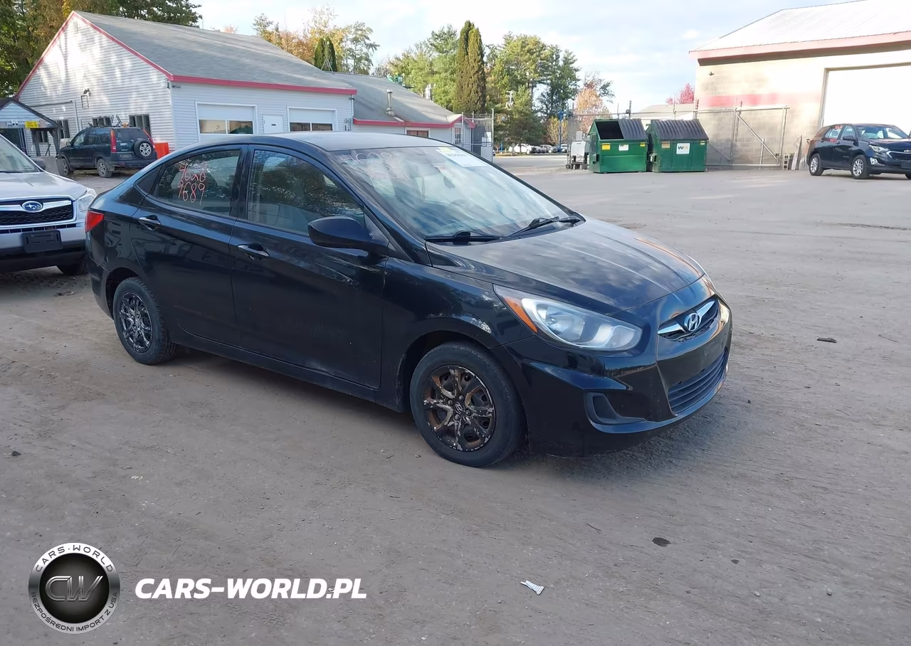 2014 Hyundai Accent Gls VIN:KMHCT4AE8EU739991 - 1