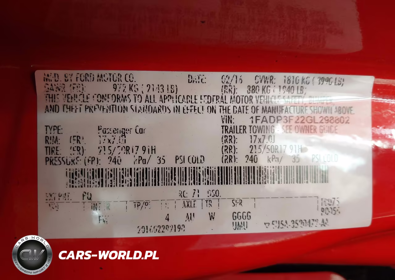 2016 Ford Focus Se VIN:1FADP3F22GL298802 - 9