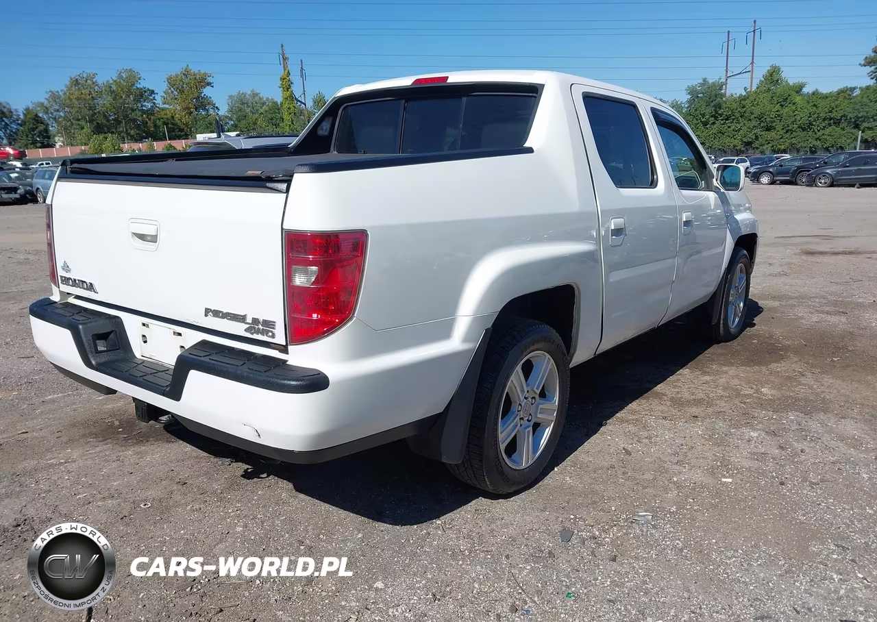 2010 Honda Ridgeline Rtl VIN:5FPYK1F5XAB010101 - 4