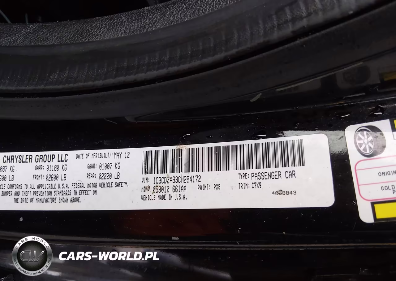 2012 Dodge Avenger Se VIN:1C3CDZAB3CN294172 - 9