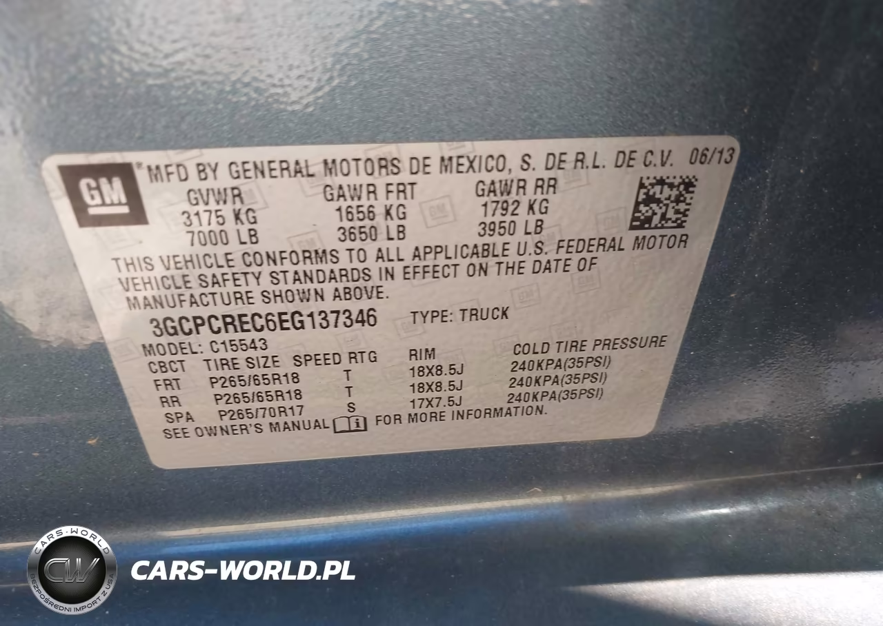 2014 Chevrolet Silverado 1500 1Lt VIN:3GCPCREC6EG137346 - 9
