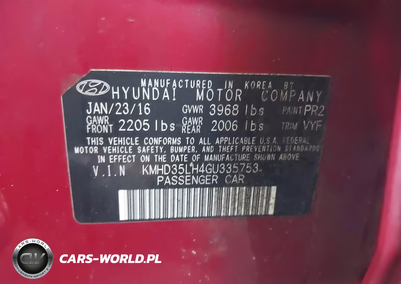2016 Hyundai Elantra Gt VIN:KMHD35LH4GU335753 - 9