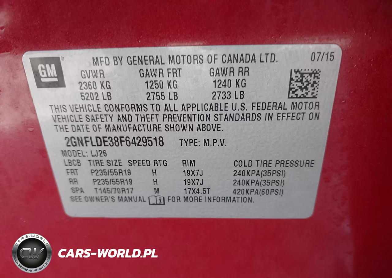2015 Chevrolet Equinox Ltz VIN:2GNFLDE38F6429518 - 9