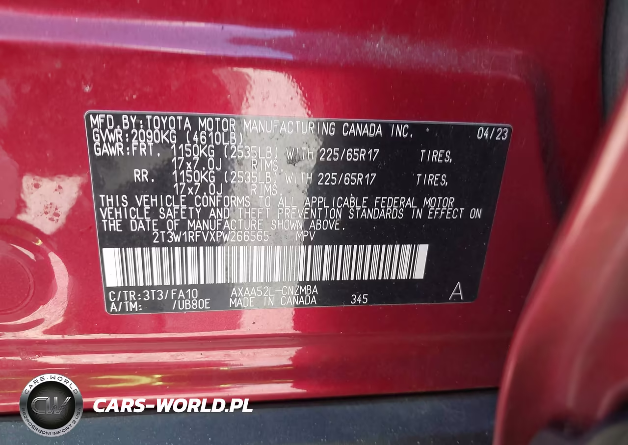 2023 Toyota Rav4 Xle VIN:2T3W1RFVXPW266565 - 9