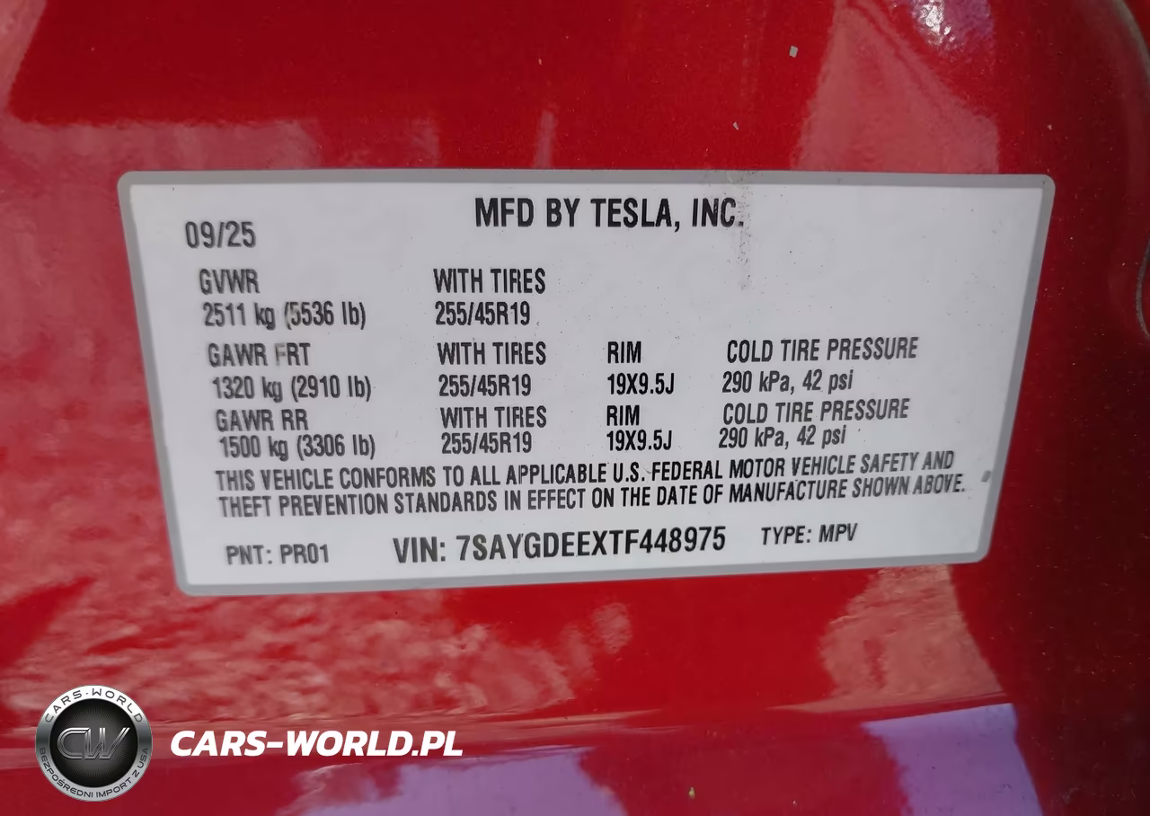 2026 Tesla Model Y All-Wheel Drive-Long Range Launch Series-Premium All-Wheel Drive VIN:7SAYGDEEXTF448975 - 9