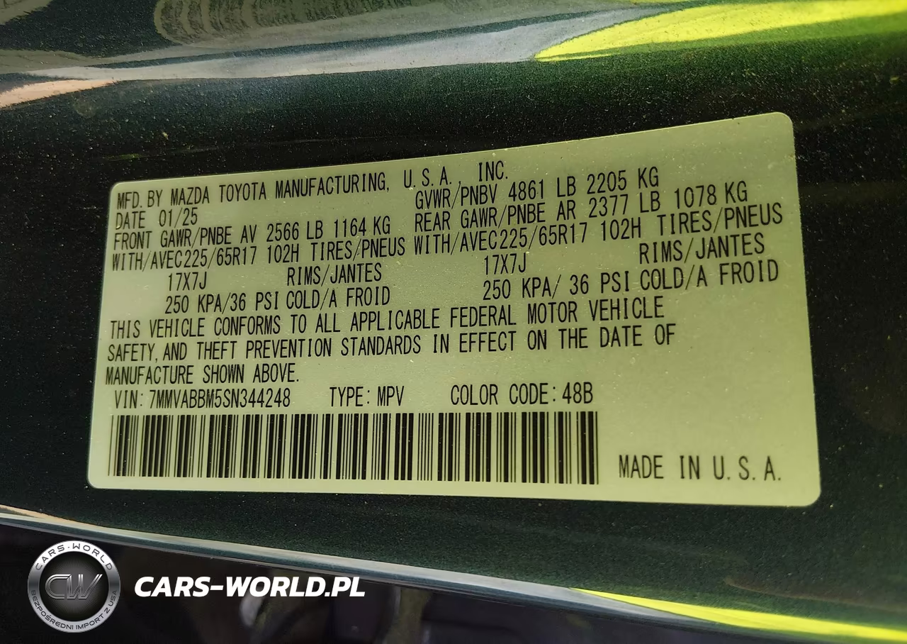2025 Mazda Cx-50 2.5 S Preferred Package VIN:7MMVABBM5SN344248 - 9