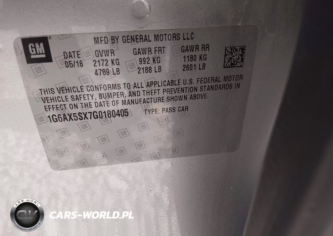 2016 Cadillac Cts Luxury Collection VIN:1G6AX5SX7G0180405 - 9