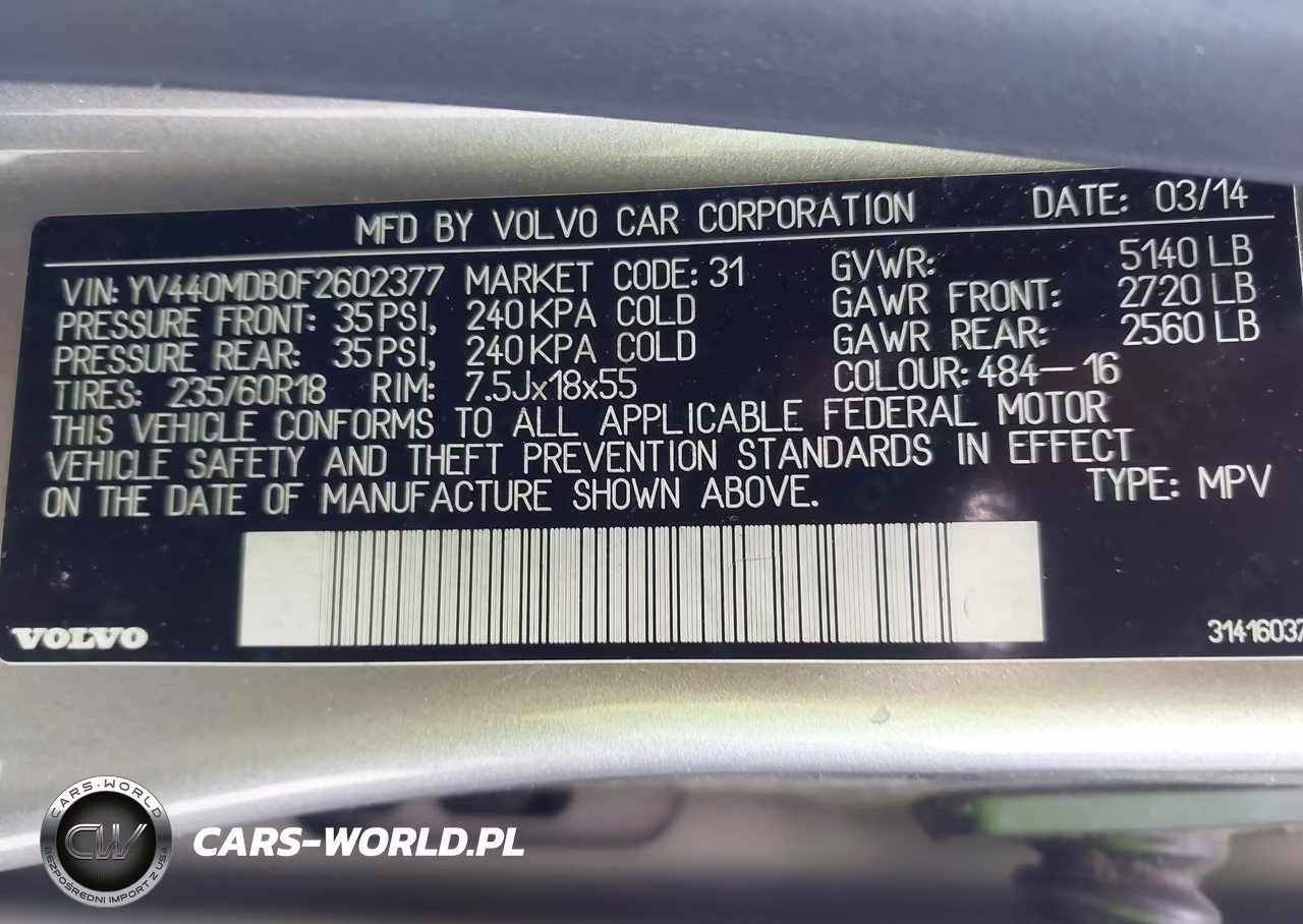 2015 Volvo Xc60 T5 Premier VIN:YV440MDB0F2602377 - 9