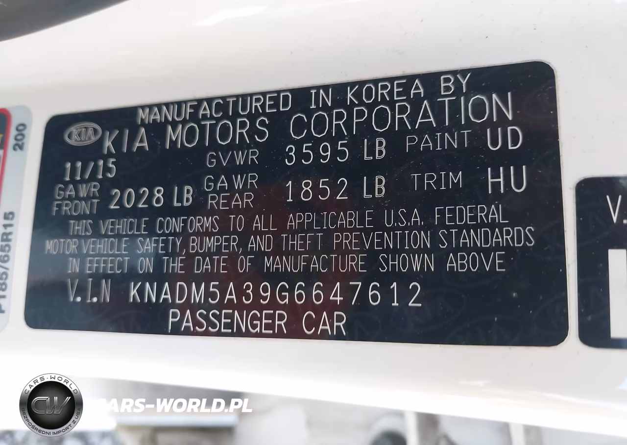 2016 Kia Rio Lx VIN:KNADM5A39G6647612 - 9