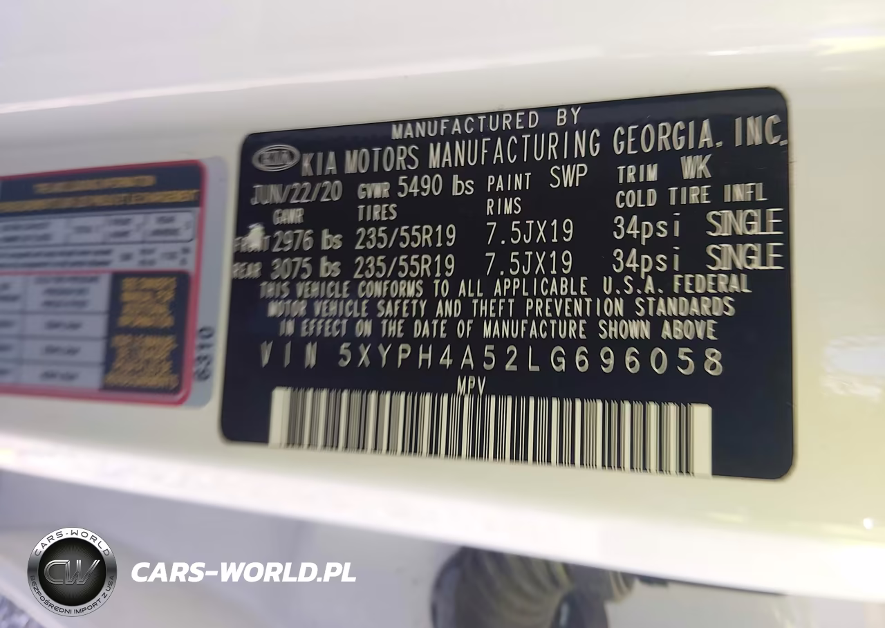 2020 Kia Sorento 3.3L Ex VIN:5XYPH4A52LG696058 - 9