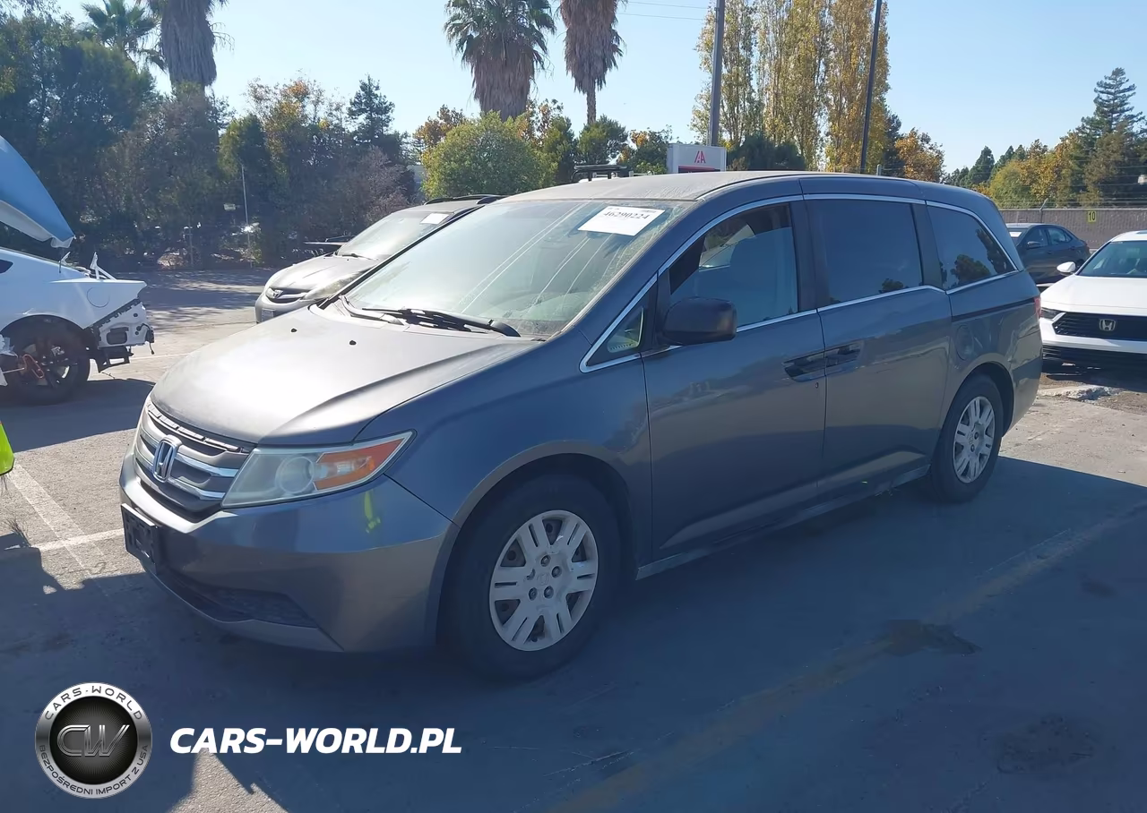 2012 Honda Odyssey Lx VIN:5FNRL5H25CB019943 - 2