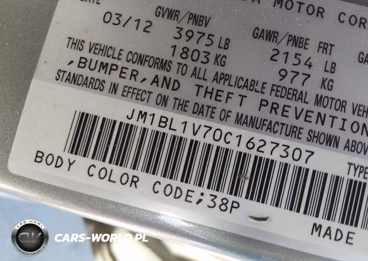 2012 Mazda Mazda3 I Touring VIN:JM1BL1V70C1627307 - 9