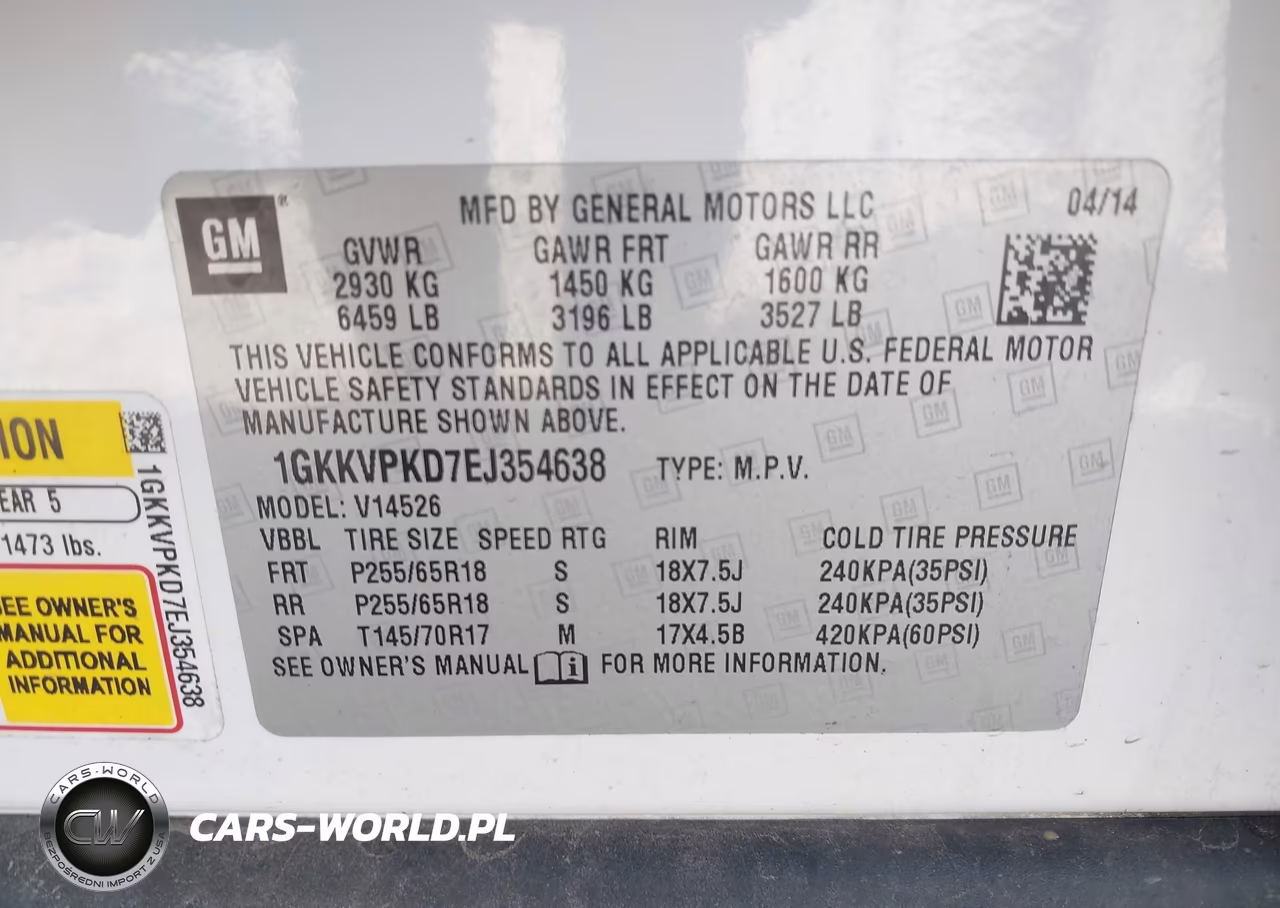 2014 GMC Acadia Sle-2 VIN:1GKKVPKD7EJ354638 - 9