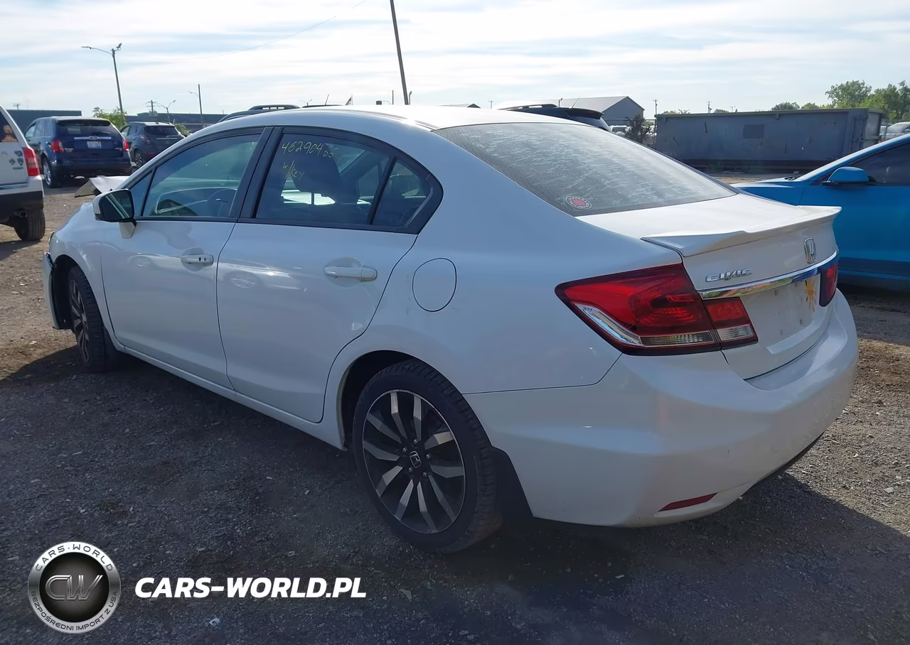 2014 HONDA CIVIC EXL VIN:19XFB2F92EE043727 - 3