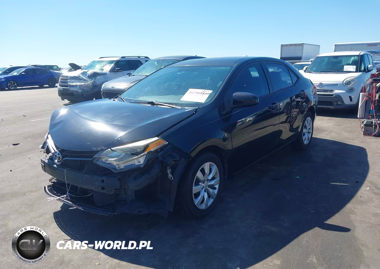2015 Toyota Corolla Le VIN:2T1BURHE1FC386279 - 2