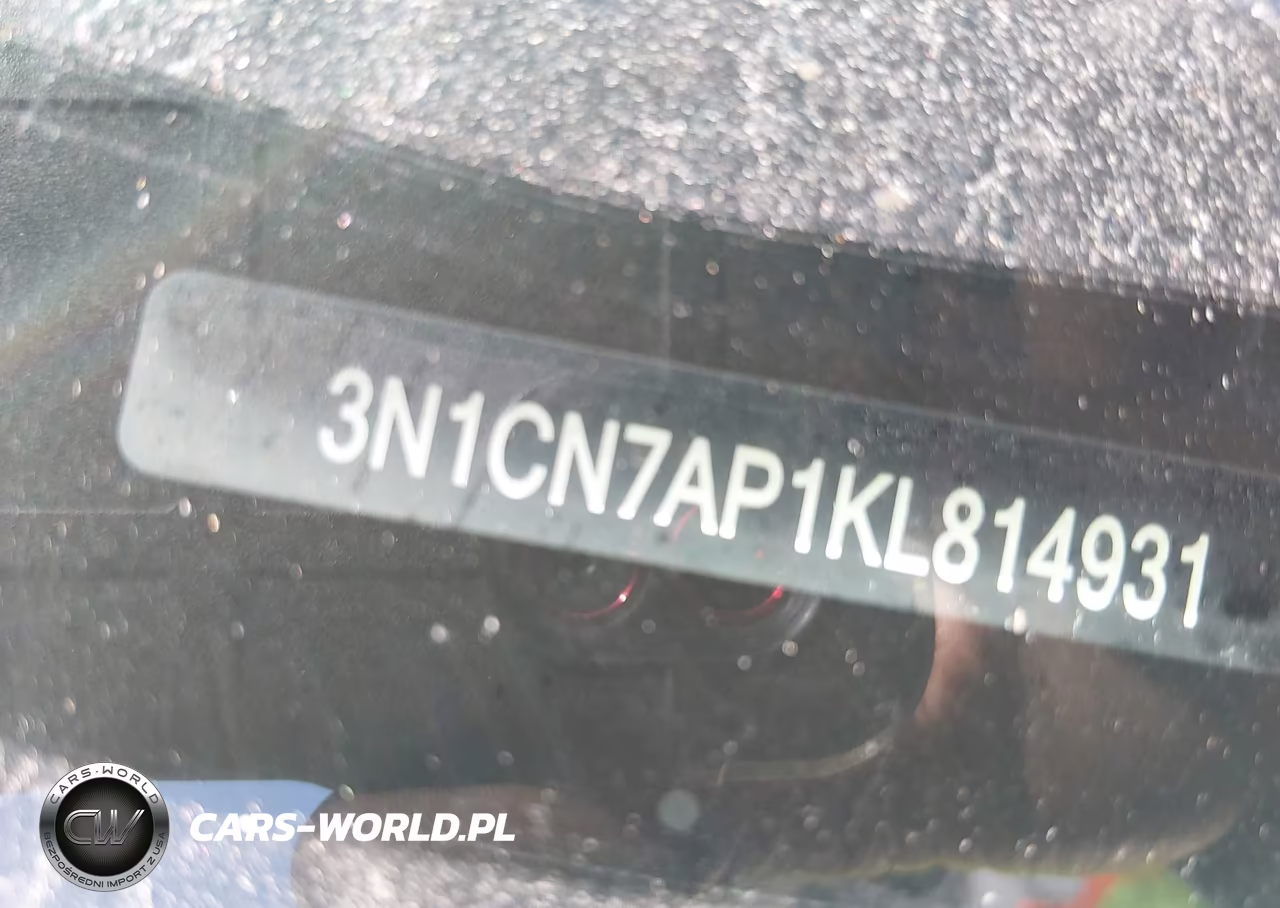 2019 Nissan Versa 1.6 S+ VIN:3N1CN7AP1KL814931 - 17
