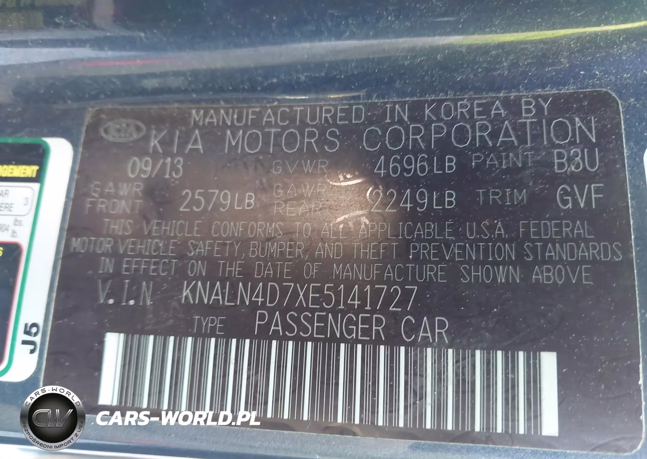 2014 Kia Cadenza Premium VIN:KNALN4D7XE5141727 - 9