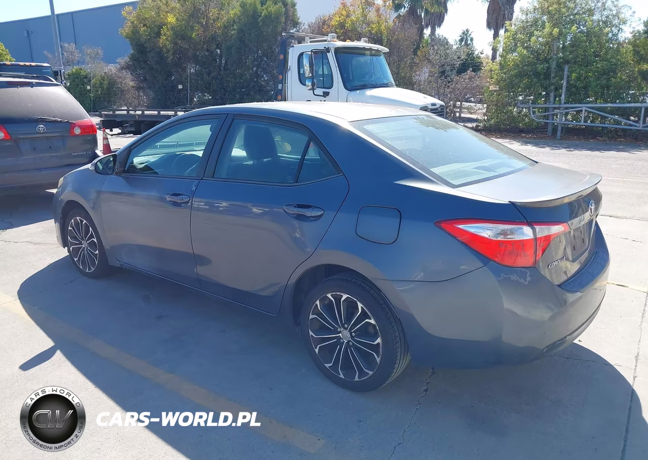 2014 Toyota Corolla S Plus VIN:5YFBURHE8EP124502 - 3