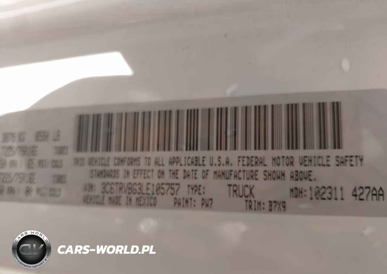 2020 Ram Promaster 1500 High Roof 136 Wb VIN:3C6TRVBG3LE105757 - 9