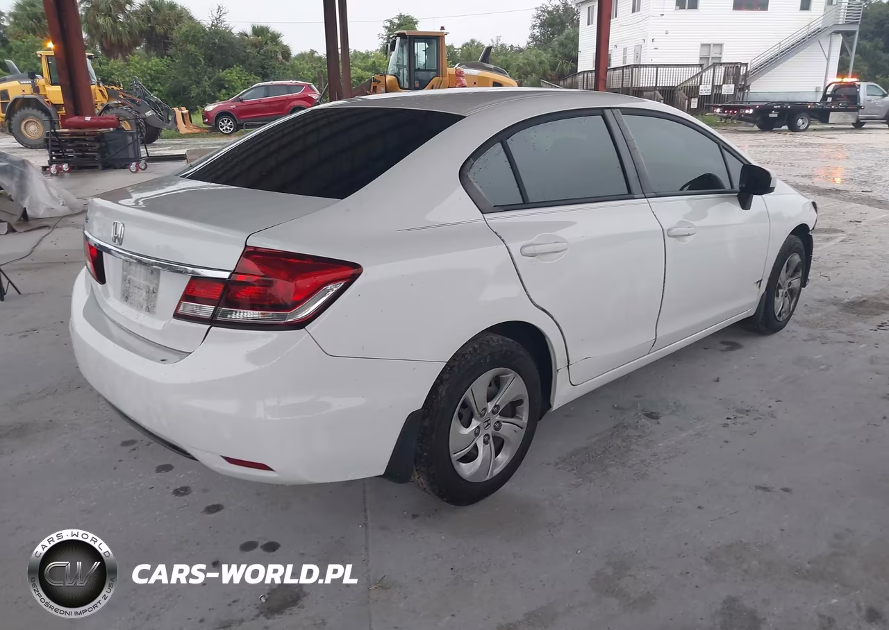 2014 Honda Civic Lx VIN:19XFB2F5XEE027837 - 4