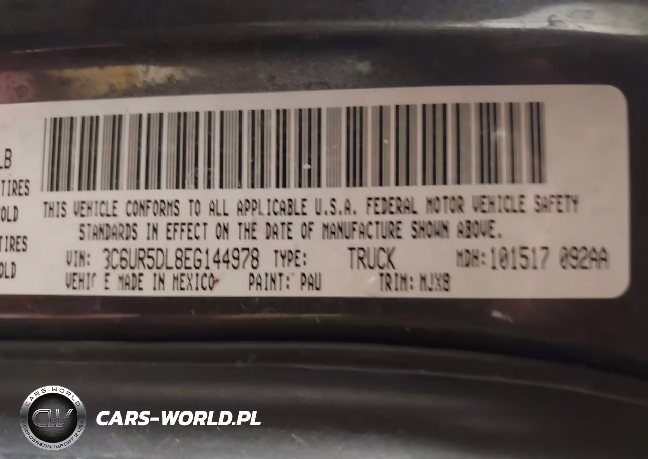 2014 Ram 2500 Lone Star VIN:3C6UR5DL8EG144978 - 9
