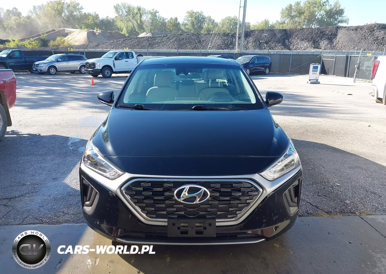 2021 Hyundai Ioniq Hybrid Blue VIN:KMHC65LC0MU249228 - 17
