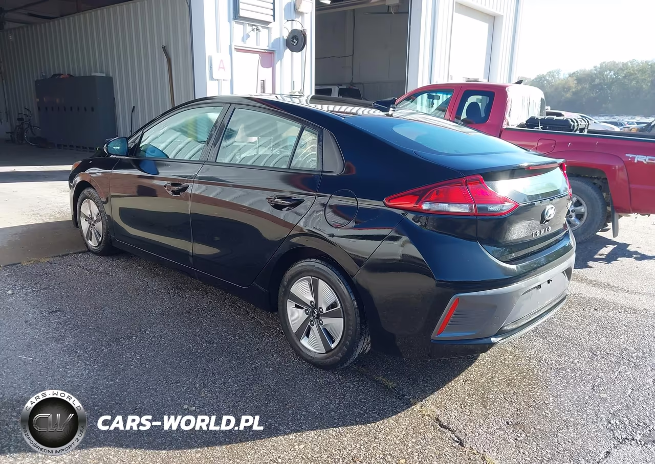 2021 Hyundai Ioniq Hybrid Blue VIN:KMHC65LC0MU249228 - 3