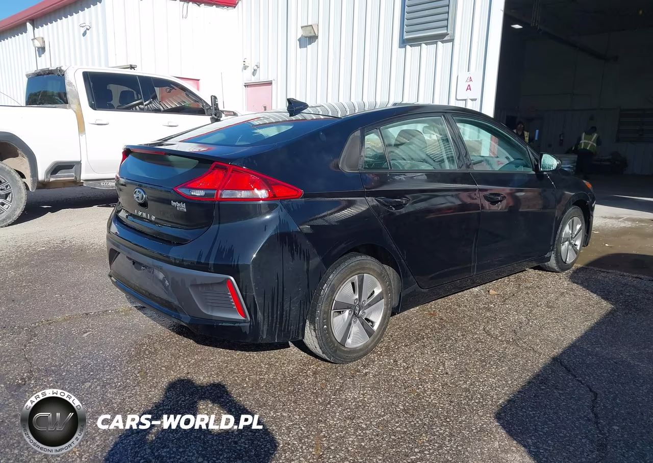 2021 Hyundai Ioniq Hybrid Blue VIN:KMHC65LC0MU249228 - 4