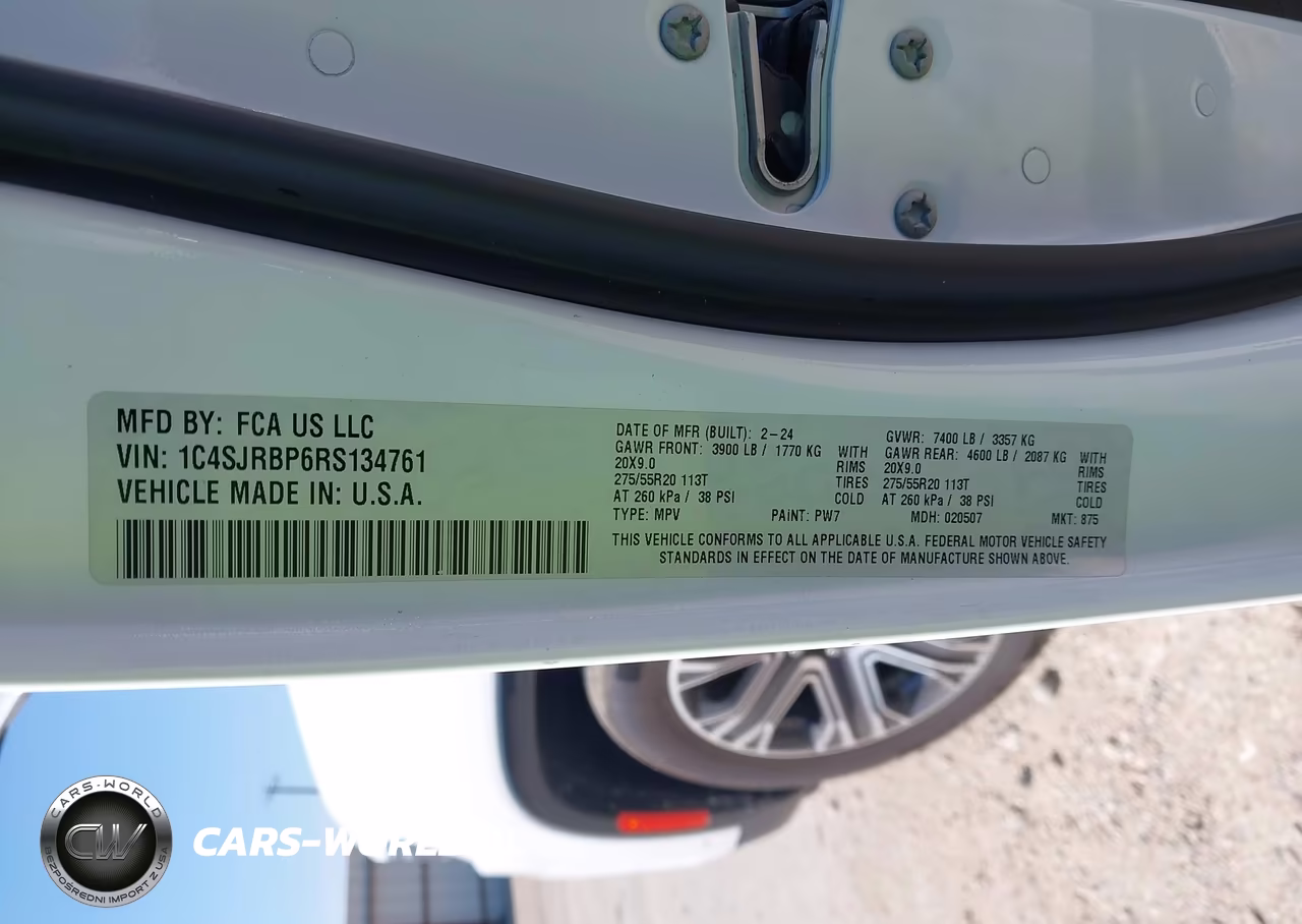 2024 Jeep Wagoneer L Series Ii 4X2 VIN:1C4SJRBP6RS134761 - 9
