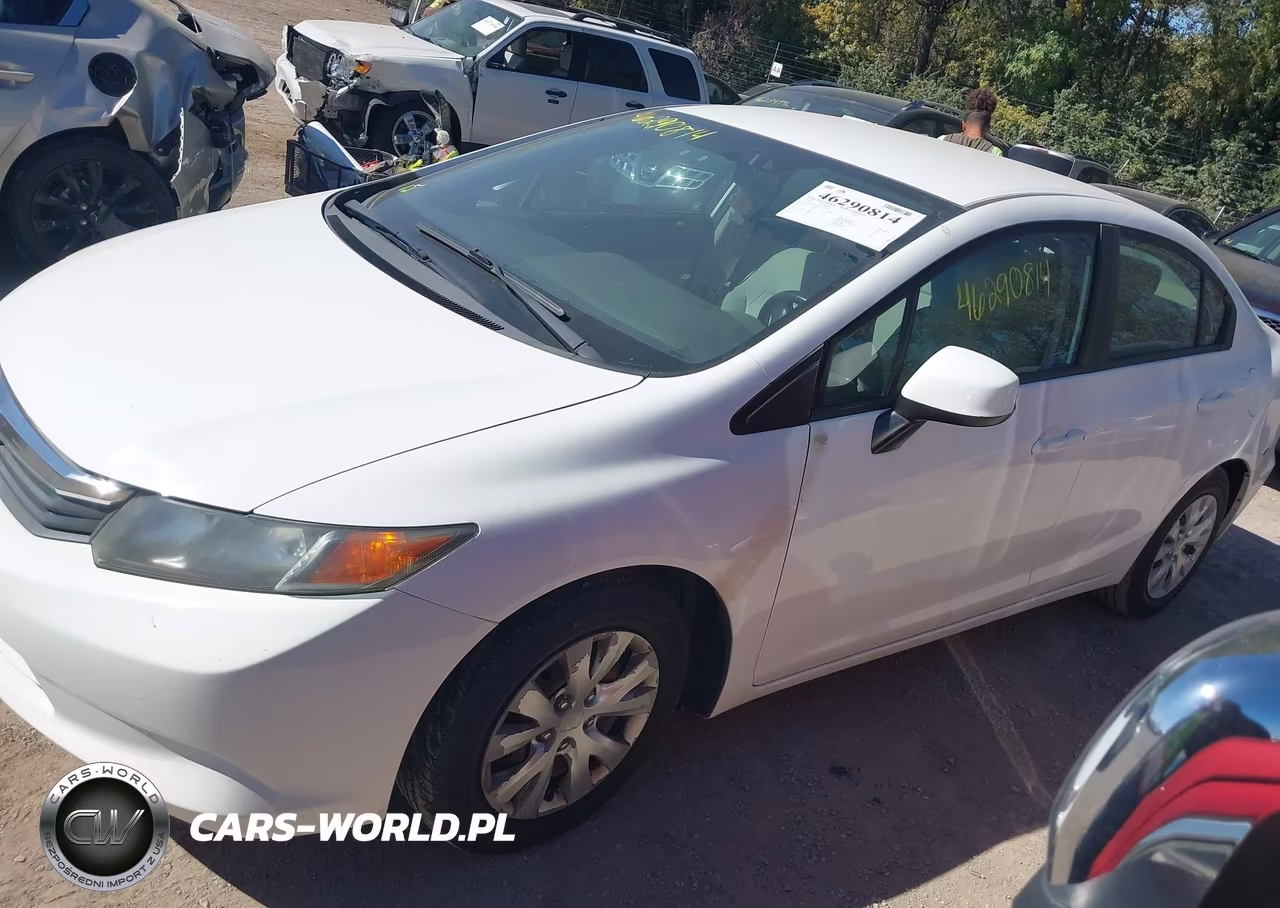 2012 Honda Civic Lx VIN:19XFB2F51CE037296 - 2